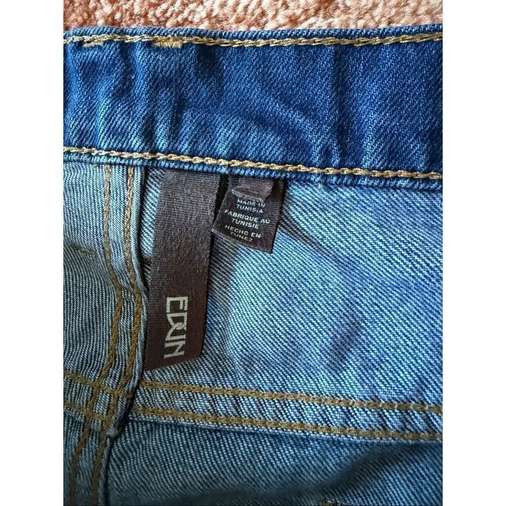 EDUN Men's Deep Blue Slim Jeans